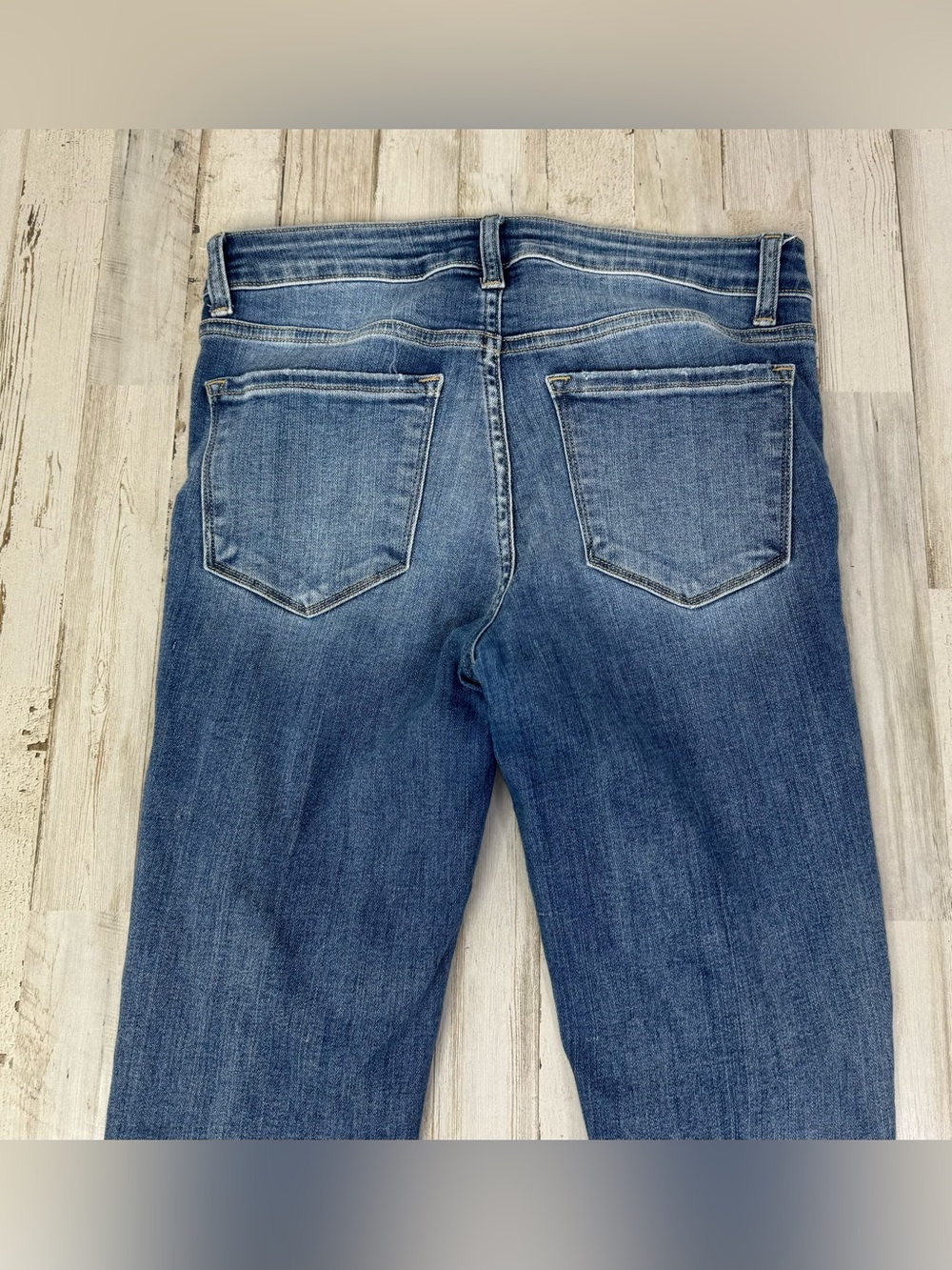 Flying Monkey Jeans Womens 30x27.5 Blue Medium Wash Mid Rise - Picture 10 of 11